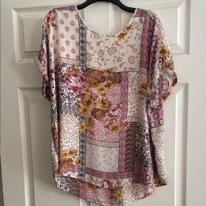 Maurice’s Floral Patchwork Women's Top 1x